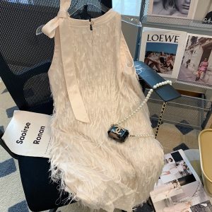 Luxury White Party Dress for Girls
