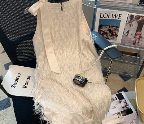 Luxury White Party Dress for Girls